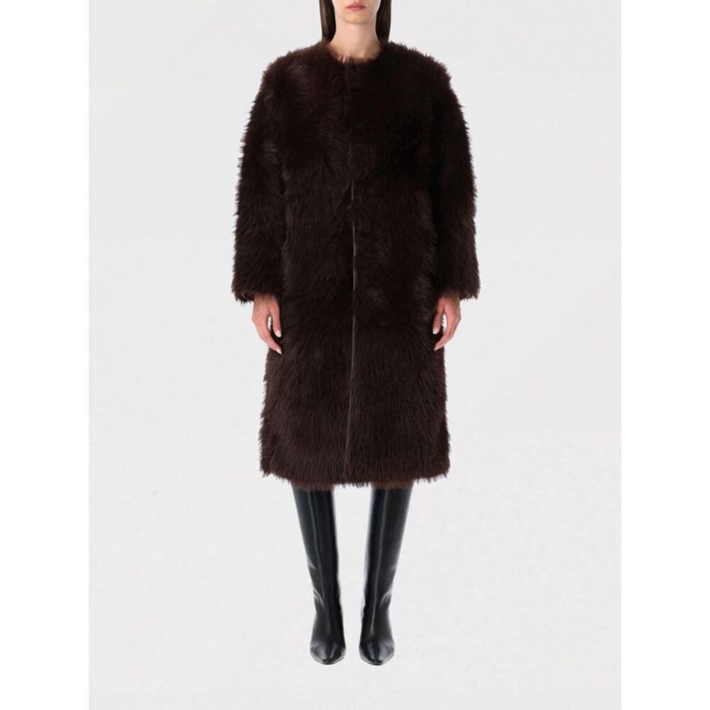 Urbancode Fur Coat Woman Ebony